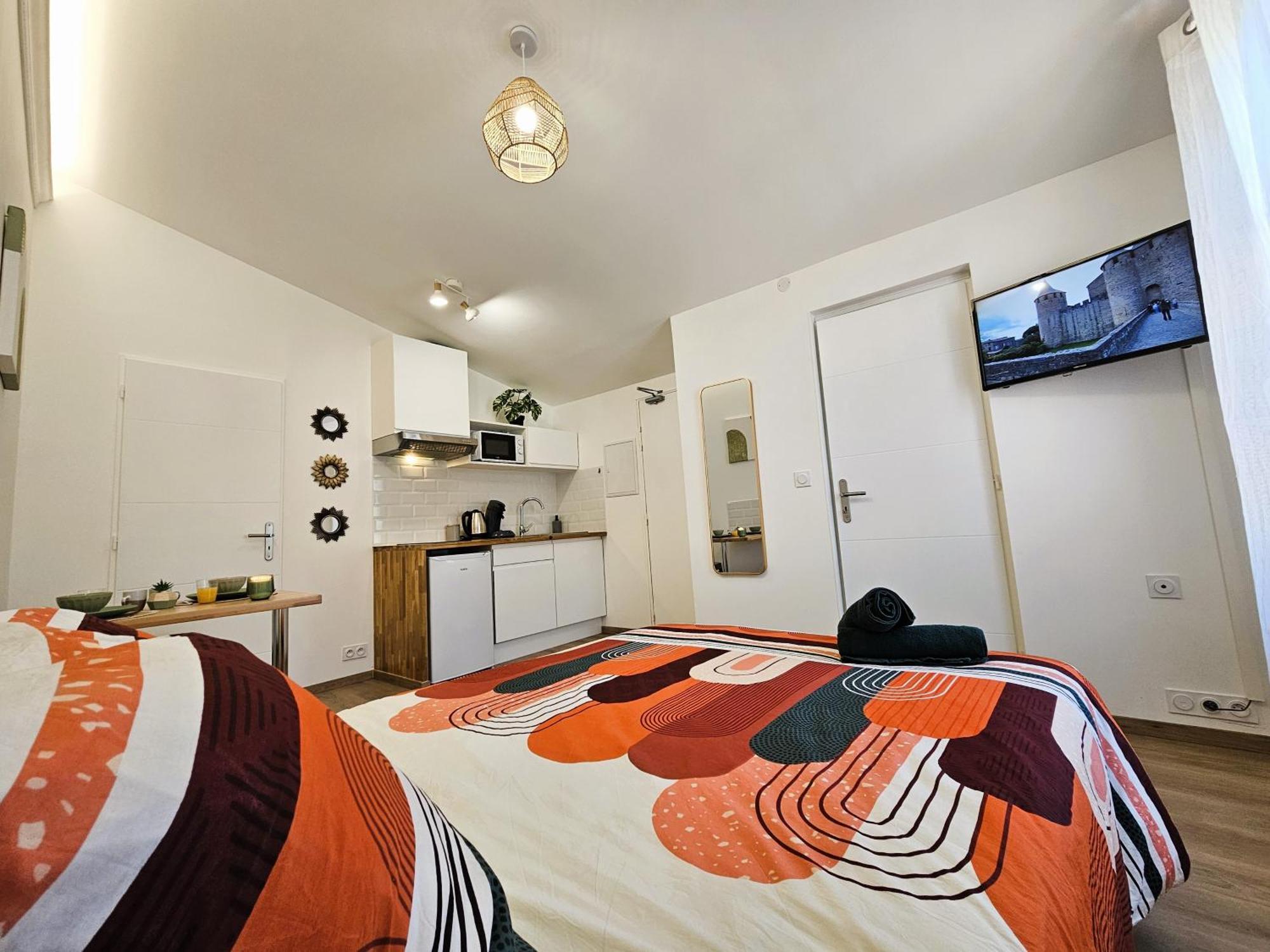 Tout Confort ! Ville, Climatisation, Parking, Wifi, Calme, Tv Carcassonne Exterior foto